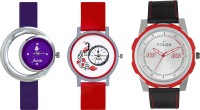 Volga Designer FVOLGA Beautiful New Branded Type Watches Men and Women Combo178 VOLGA Band Analog Watch  - For Couple   Watches  (Volga)