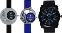 View Frida Designer VOLGA Beautiful New Branded Type Watches Men and Women Combo248 VOLGA Band Analog Watch  - For Couple Wrist Watches Price Online(Frida)