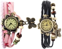 Codice Vintage Leather Butterfly Retro Analog Watch  - For Women   Watches  (Codice)