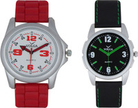 View Volga Branded Leather Quality Designer Dial Diwali Special Combo88 Designer Sport Looks WaterProof Mens Watch Analog Watch  - For Men Wrist Watches Price Online(Volga)