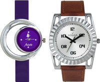 View Volga Designer FVOLGA Beautiful New Branded Type Watches Men and Women Combo52 VOLGA Band Analog Watch  - For Couple Wrist Watches Price Online(Volga)