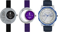 Volga Designer FVOLGA Beautiful New Branded Type Watches Men and Women Combo97 VOLGA Band Analog Watch  - For Couple   Watches  (Volga)