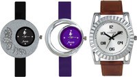View Volga Designer FVOLGA Beautiful New Branded Type Watches Men and Women Combo92 VOLGA Band Analog Watch  - For Couple Wrist Watches Price Online(Volga)