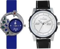 Volga Designer FVOLGA Beautiful New Branded Type Watches Men and Women Combo42 VOLGA Band Analog Watch  - For Couple   Watches  (Volga)