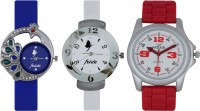 Frida Designer VOLGA Beautiful New Branded Type Watches Men and Women Combo521 VOLGA Band Analog Watch  - For Couple   Watches  (Frida)