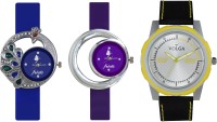 Volga Designer FVOLGA Beautiful New Branded Type Watches Men and Women Combo131 VOLGA Band Analog Watch  - For Couple   Watches  (Volga)