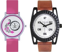 Volga Designer FVOLGA Beautiful New Branded Type Watches Men and Women Combo47 VOLGA Band Analog Watch  - For Couple   Watches  (Volga)