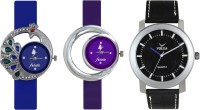 Volga Designer FVOLGA Beautiful New Branded Type Watches Men and Women Combo127 VOLGA Band Analog Watch  - For Couple   Watches  (Volga)