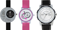 View Volga Designer FVOLGA Beautiful New Branded Type Watches Men and Women Combo88 VOLGA Band Analog Watch  - For Couple Wrist Watches Price Online(Volga)