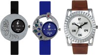 Volga Designer FVOLGA Beautiful New Branded Type Watches Men and Women Combo76 VOLGA Band Analog Watch  - For Couple   Watches  (Volga)