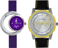 Volga Designer FVOLGA Beautiful New Branded Type Watches Men and Women Combo59 VOLGA Band Analog Watch  - For Couple   Watches  (Volga)