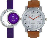 Frida Designer VOLGA Beautiful New Branded Type Watches Men and Women Combo132 VOLGA Band Analog Watch  - For Couple   Watches  (Frida)