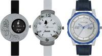 Volga Designer FVOLGA Beautiful New Branded Type Watches Men and Women Combo113 VOLGA Band Analog Watch  - For Couple   Watches  (Volga)