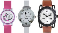 Volga Designer FVOLGA Beautiful New Branded Type Watches Men and Women Combo165 VOLGA Band Analog Watch  - For Couple   Watches  (Volga)