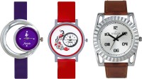 Volga Designer FVOLGA Beautiful New Branded Type Watches Men and Women Combo172 VOLGA Band Analog Watch  - For Couple   Watches  (Volga)