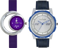 Volga Designer FVOLGA Beautiful New Branded Type Watches Men and Women Combo57 VOLGA Band Analog Watch  - For Couple   Watches  (Volga)