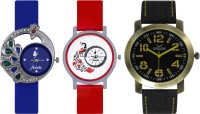 Frida Designer VOLGA Beautiful New Branded Type Watches Men and Women Combo508 VOLGA Band Analog Watch  - For Couple   Watches  (Frida)