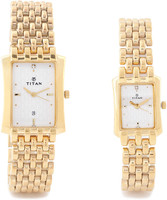 View Titan NH19272927YM01 Bandhan Analog Watch  - For Couple Wrist Watches Price Online(Titan)
