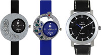 View Volga Designer FVOLGA Beautiful New Branded Type Watches Men and Women Combo79 VOLGA Band Analog Watch  - For Couple Wrist Watches Price Online(Volga)