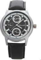 Telesonic GSB02-BLACK Platinum Time Analog Watch For Men