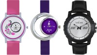 Volga Designer FVOLGA Beautiful New Branded Type Watches Men and Women Combo150 VOLGA Band Analog Watch  - For Couple   Watches  (Volga)