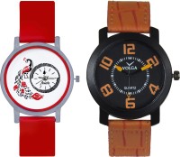 Frida Designer VOLGA Beautiful New Branded Type Watches Men and Women Combo162 VOLGA Band Analog Watch  - For Couple   Watches  (Frida)