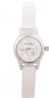 Telesonic TBOS-002 (WHITE) Butterfly Round Analog Watch For Women