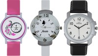 Frida Designer VOLGA Beautiful New Branded Type Watches Men and Women Combo635 VOLGA Band Analog Watch  - For Couple   Watches  (Frida)