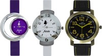 Frida Designer VOLGA Beautiful New Branded Type Watches Men and Women Combo730 VOLGA Band Analog Watch  - For Couple   Watches  (Frida)