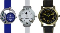 Frida Designer VOLGA Beautiful New Branded Type Watches Men and Women Combo545 VOLGA Band Analog Watch  - For Couple   Watches  (Frida)