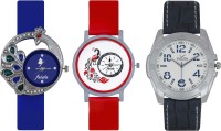 Frida Designer VOLGA Beautiful New Branded Type Watches Men and Women Combo499 VOLGA Band Analog Watch  - For Couple   Watches  (Frida)
