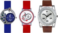 Volga Designer FVOLGA Beautiful New Branded Type Watches Men and Women Combo132 VOLGA Band Analog Watch  - For Couple   Watches  (Volga)