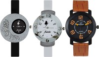 Frida Designer VOLGA Beautiful New Branded Type Watches Men and Women Combo384 VOLGA Band Analog Watch  - For Couple   Watches  (Frida)