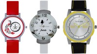 Volga Designer Beautiful New Branded Type Watches Men and Women Combo195 VOLGA Band Analog Watch  - For Couple   Watches  (Volga)