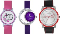 Volga Designer FVOLGA Beautiful New Branded Type Watches Men and Women Combo154 VOLGA Band Analog Watch  - For Couple   Watches  (Volga)