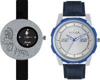 Volga Designer FVOLGA Beautiful New Branded Type Watches Men and Women Combo35 VOLGA Band Analog Watch  - For Couple   Watches  (Volga)