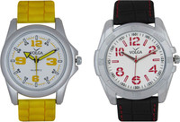 View Volga Branded Leather Quality Designer Dial Diwali Special Combo124 Designer Sport Looks WaterProof Mens Watch Analog Watch  - For Men Wrist Watches Price Online(Volga)