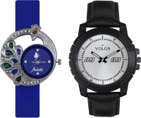 Volga Designer FVOLGA Beautiful New Branded Type Watches Men and Women Combo40 VOLGA Band Analog Watch  - For Couple   Watches  (Volga)