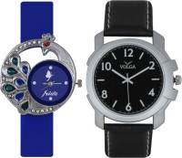 Frida Designer VOLGA Beautiful New Branded Type Watches Men and Women Combo66 VOLGA Band Analog Watch  - For Couple   Watches  (Frida)