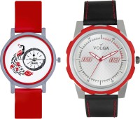 Volga Designer FVOLGA Beautiful New Branded Type Watches Men and Women Combo66 VOLGA Band Analog Watch  - For Couple   Watches  (Volga)