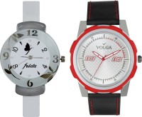 Volga Designer FVOLGA Beautiful New Branded Type Watches Men and Women Combo74 VOLGA Band Analog Watch  - For Couple   Watches  (Volga)