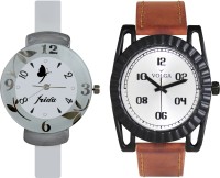 Volga Designer FVOLGA Beautiful New Branded Type Watches Men and Women Combo69 VOLGA Band Analog Watch  - For Couple   Watches  (Volga)