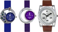 Volga Designer FVOLGA Beautiful New Branded Type Watches Men and Women Combo124 VOLGA Band Analog Watch  - For Couple   Watches  (Volga)