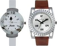 Volga Designer FVOLGA Beautiful New Branded Type Watches Men and Women Combo68 VOLGA Band Analog Watch  - For Couple   Watches  (Volga)