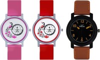 Frida Designer VOLGA Beautiful New Branded Type Watches Men and Women Combo605 VOLGA Band Analog Watch  - For Couple   Watches  (Frida)