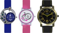 Frida Designer VOLGA Beautiful New Branded Type Watches Men and Women Combo434 VOLGA Band Analog Watch  - For Couple   Watches  (Frida)