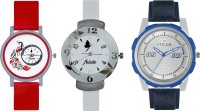 Volga Designer FVOLGA Beautiful New Branded Type Watches Men and Women Combo193 VOLGA Band Analog Watch  - For Couple   Watches  (Volga)