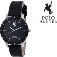 Polo Hunter PH-7007-BK-ST-LADIES Modest Analog Watch For Women