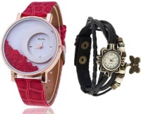 Mxre Red-Black-58 Analog Watch  - For Women   Watches  (Mxre)