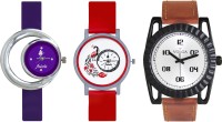 Volga Designer FVOLGA Beautiful New Branded Type Watches Men and Women Combo173 VOLGA Band Analog Watch  - For Couple   Watches  (Volga)